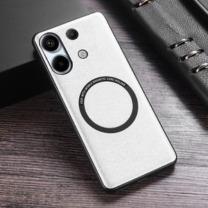 Funda anticaída de cuero magnético para Xiaomi Redmi Note <span class=keywords><strong>13</strong></span> <span class=keywords><strong>Pro</strong></span> + <span class=keywords><strong>13</strong></span> 12 <span class=keywords><strong>Pro</strong></span> Turbo / Poco M6 <span class=keywords><strong>Pro</strong></span> F5 X6 funda trasera de carga inalámbrica - Product Image 4