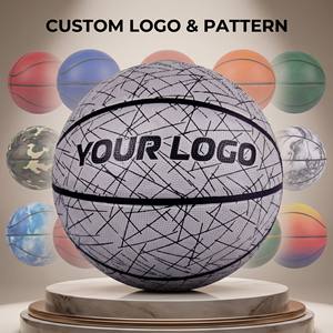 Pallone da Basket in Gomma Aiju Taglia 7, Logo Personalizzato, Resistente, per Allenamento all'Aperto, Adatto a Tutte le Superfici, Balones De Baloncesto all'Ingrosso - Product Image 1