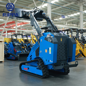 Miễn phí vận chuyển mới Kubota động cơ đi bộ phía sau Skid chỉ đạo DIESEL skidsteer theo dõi Bộ nạp Mini Skid chỉ đạo Bộ nạp máy - Product Image 5