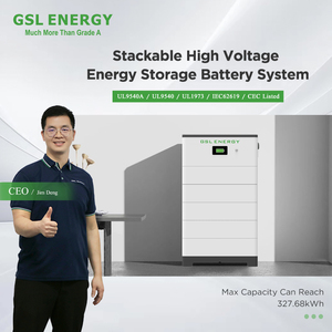 Batterie solaire au lithium GSL ENERGY haute tension 50ah 153.6V 230.4V 460.8V 30kwh 25kwh Lifepo4 empilable LFP pack de batteries au lithium-ion solaire - Product Image 3