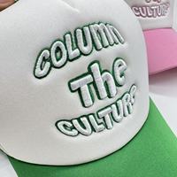 Gorra Trucker de 5 Paneles Personalizada con Logotipo Bordado 3D, Malla, Espuma Premium, Dos Tonos, OEM, Deportiva, Común, Venta al por Mayor
