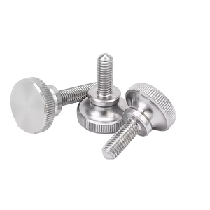 Vis moletée M3-M10 de haute qualité en acier inoxydable à tête plate moletée, meilleur prix, oxyde noir, mesure métrique - Product Image 3