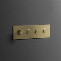 Douche à effet pluie murale de 12 pouces pour salle de bains et ensemble de robinets de douche combinés à main