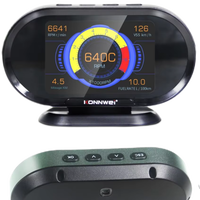 Alat Ukur Tekanan HUD KW206 dengan Perangkat Lunak Online Gratis, Head Up Display, Tampilan Suhu, Penghapus Kode DTC