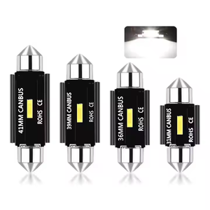 Festoon 31mm 36mm 39mm 41mm C5W <span class=keywords><strong>C10W</strong></span> Super lumineux CSP 1860 voiture LED ampoules Auto dôme lumière Canbus Auto intérieur lampe de lecture 12V - Product Image 1