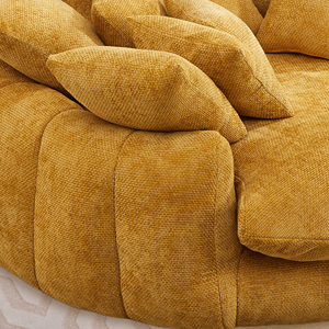 Sofá en Caja Jumbo Chenille Cloud de Canadá Overseas Warehouse, Sillón Nido, Ahorro de Espacio, Compresible - Product Image 5
