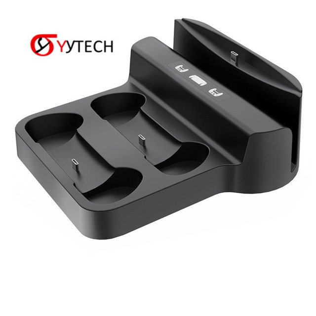 SYYTECH 3 in 1 Charging Station for PS5 PSP Console Controller Charger Stand