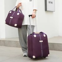 Ensemble Unisexe de 2 Valises Cabine Extensibles et Légères à Roues avec Sac de Voyage pour Professionnels