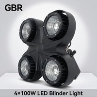 Projecteur LED extérieur 4x100W IP65 CW WW 2-en-1 pour scène et public, idéal pour mariages et grands événements