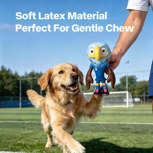 Mascota Oficial de la <span class=keywords><strong>FIFA</strong></span> para la Copa Mundial 2026, Souvenir de EE. UU., Canadá y México, Muñeco Clásico de Látex, Juguete Masticable para Perros, Maple Cluth Zayu - Product Image 2