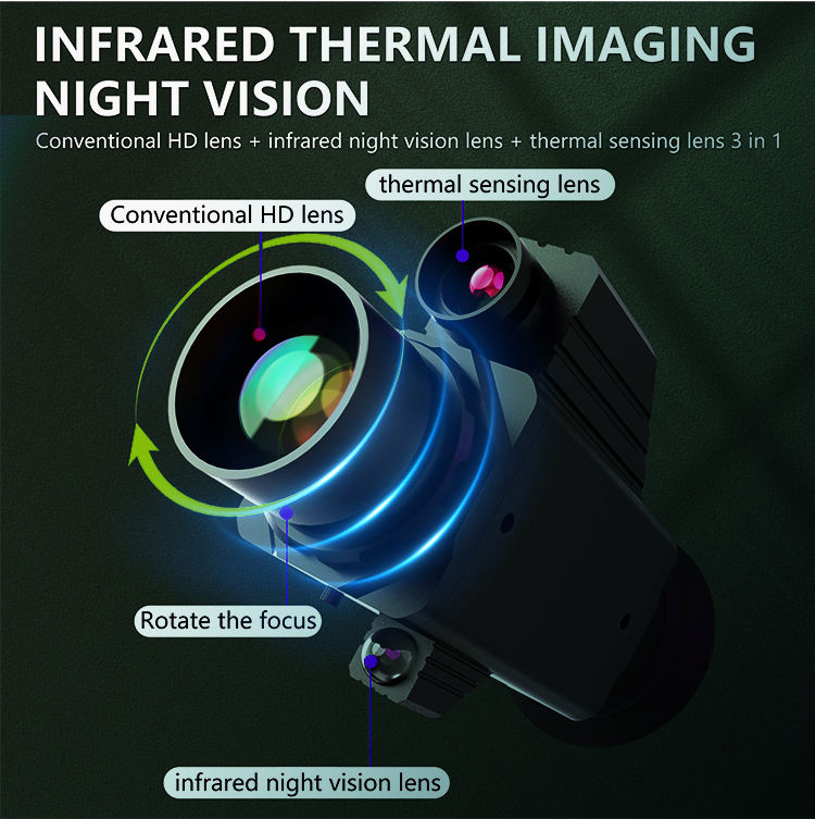 7X Infrared Thermal Imaging Night Vision Binoculars Accessories, OEM