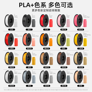 Filament d'impression 3D PLA+ mat haute vitesse multicolore 1,75 mm 1 kg, couleur unique, pour <span class=keywords><strong>Sunlu</strong></span> Bambu Creality Elegoo - Product Image 4