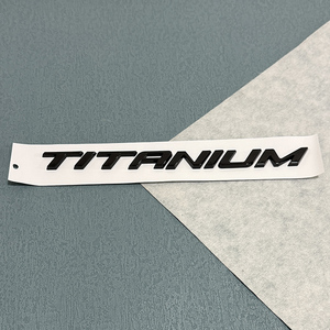 Lettres noires brillantes ABS Logo emblème voiture coffre arrière autocollant Badge 1 an de garantie pour TITANIUM Mondeo Mkv Kuga <span class=keywords><strong>Ecosport</strong></span> <span class=keywords><strong>Focus</strong></span> - Product Image 5