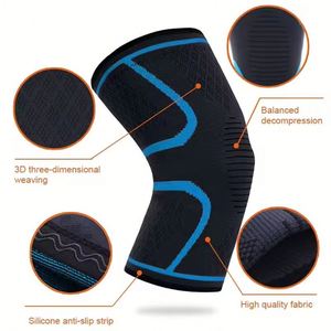 Rodilleras de nailon flexibles para deportes de verano, equipo de compresión para correr, baloncesto, ciclismo, fitness - Equipo de protección al por mayor - Product Image 4