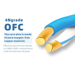 Câble Ethernet LAN intérieur torsadé LINK-YZ 580P Cat 6a SFTP OFC CU <span class=keywords><strong>PC</strong></span> 23AWG Gigabit, câble de communication POE CAT6 - Product Image 4