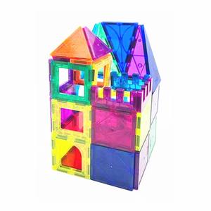 2025 dailyak עיצוב חדש 60 יח '120 יחידות פלסטיק יצירתי בניית אריחי מגנטי צעצוע בניין עבור ילדים - Product Image 1