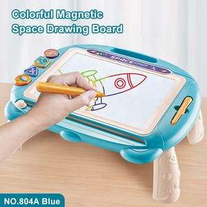 Rompecabezas infantil personalizado educación arte pintura espacio tema Color borrable tablero de dibujo Graffiti colorido tablero de pintura Mesa - Product Image 2