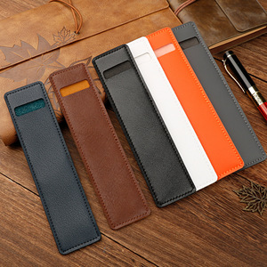 Astuccio per Matite/Penne Yilan in Pelle PU <span class=keywords><strong>Tinta</strong></span> <span class=keywords><strong>Unita</strong></span>, Design Quadrato Creativo ed Elegante, Stile Retrò, Ideale per Scuola, Ufficio o Regalo Pubblicitario - Product Image 3