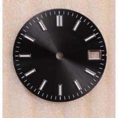 Esfera luminosa verde con patrón solar de 28,5 mm para movimiento mecánico NH35 NH36, piezas de reloj. - Product Image 5