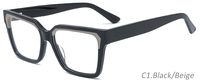 Chine Wenzhou designer de qualité vintage acétate montures lunettes en acétate noir