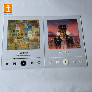 Soporte de acrílico personalizado regalos románticos Diy acrílico música <span class=keywords><strong>Spotify</strong></span> placa personalizada <span class=keywords><strong>Spotify</strong></span> canción placa personalizada - Product Image 2