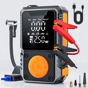 Nouveau Compresseur d'Air Portable Sans Fil 14,8V 60W 3-150 PSI avec Écran LCD et Démarreur de Voiture, Recharge Type-C (Modèle 2026) - Product Image 1