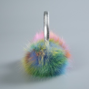 Couvre-oreilles en peluche moelleux pour l'hiver, pour femmes et hommes, <span class=keywords><strong>cache</strong></span>-oreilles doux et mignons, protège-oreilles pour temps froid, accessoires d'hiver pour l'extérieur - Product Image 3