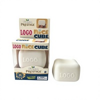 Jouet sensoriel anti-stress en TPR de 5,5 cm en forme de cube de lait et de maltose, à rebond lent, en boîte, pour enfants et adultes