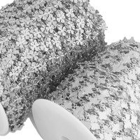 Rantai Bunga Semanggi Baja Anti Karat D1045 Fashion, Tahan Air, Lapisan PVD 18k, Rantai Gulung Grosir untuk Perhiasan DIY