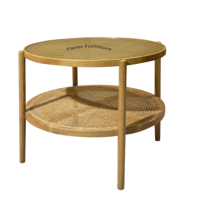 Table basse moderne en bois solide, appropriée aux salons et aux salles à manger