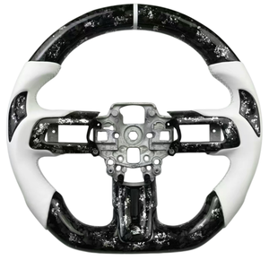 Volant de voiture en carbone forgé pour <span class=keywords><strong>Ford</strong></span> <span class=keywords><strong>Mustang</strong></span> S550 5.0L <span class=keywords><strong>GT</strong></span> 350 <span class=keywords><strong>500</strong></span> Coupé 2015-2023 Shelby Super Snake, accessoires automobiles - Product Image 1