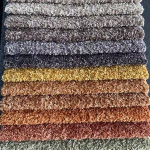 Polyester Sản Xuất Faux Chenille <span class=keywords><strong>Warp</strong></span> Dệt Kim Sang Trọng Sang Trọng Nhung Velour Vải Cho Sofa Bọc, Đồ Nội Thất, Ghế - Product Image 2