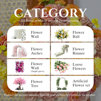 Sunwedding Boule de fleurs artificielles en soie couleur orange personnalisée pour centres de table de mariage et événements, décoration de haute qualité