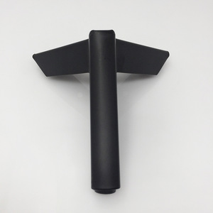 Pied de meuble Luye en acier carbone 1,8 mm noir mat en forme de Y, 8 cm, 10 cm, 12 cm, 15 cm, pour armoire, canapé, table - Product Image 3