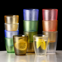 Haute qualité boisson tasse PC résistant à la chaleur en plastique Durable bière jus eau verre empilable pour Commercial hôtel repas en plein air