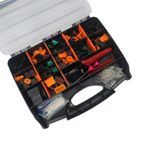 Kit de connecteurs automobiles étanches DT E005 série Deutsch 2-12 voies avec outils de sertissage professionnels et outils de démontage