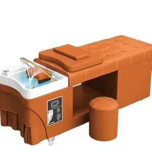 Sillón de Lavado de Cabello Profesional para Salón, Cama de Champú con Masaje, Spa, Terapia de Agua para la Cabeza, Circulación - Product Image 5
