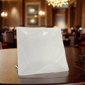 <span class=keywords><strong>Piatti</strong></span> moderni con logo Catering <span class=keywords><strong>piatti</strong></span> in melamina stoviglie bianco quadrato melamina piatto cena - Product Image 2