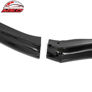 Front Bumper <b>Lip</b> For Subaru WRX STI 2015-2021 3PC CS Style <b>Gloss</b> Black Chin Spoiler High Quality Body Kit - Product Image 6