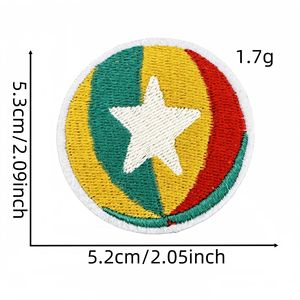 Patchs brodés Clown de Cirque prêts à expédier, thermocollants pour vêtements d'enfants, DIY - Product Image 3