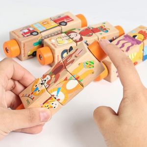 Mon premier puzzle en bois pour bébé, jeu de stratégie, jouets éducatifs pour développer la pensée et la motricité fine, jouet torsadé pour enfants - Product Image 6