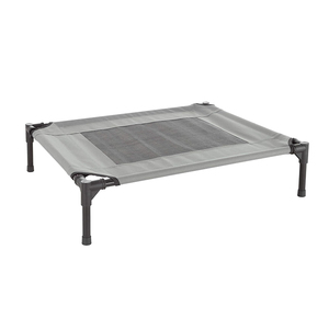 Grand <span class=keywords><strong>lit</strong></span> pour chien surélevé en <span class=keywords><strong>maille</strong></span> <span class=keywords><strong>de</strong></span> refroidissement écologique confortable <span class=keywords><strong>lit</strong></span> pour chien surélevé gris anti-anxiété pour animaux <span class=keywords><strong>de</strong></span> compagnie - Product Image 2