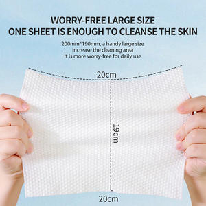 Toallitas de Algodón Súper Suaves y Lisas, Sin Pelusas al Mojarse, para <span class=keywords><strong>el</strong></span> Cuidado Diario de la Piel, Gran Oferta - Product Image 2