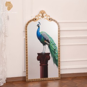 Divano artistico francese dipinto in legno dipinto a mano pittura intaglio stile europeo pittura murale soggiorno dipinto a mano - Product Image 2