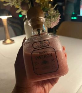 Bouteille en plastique transparente PATRON MINI pour boisson, tequila du Mexique, 12 oz/375 ml, souvenir, cocktail - Product Image 5