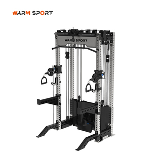 Machine Smith en acier, ensemble complet de salle de sport, rack de squat multifonctionnel, équipement d'entraînement par câble WM-7046-01, Smith multifonctionnel - Product Image 6