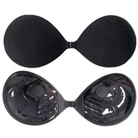 Soutien-gorge push-up à boucle avant, respirant, sans couture, pour usage quotidien, avec bretelles réglables et convertibles, sans armatures, effet liftant, avec cache-tétons, demi-bonnet