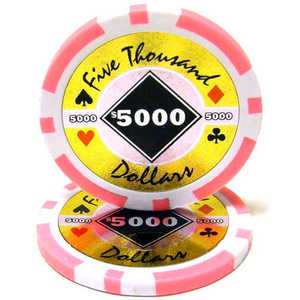 Fichas de póquer de 14 gramos de diamante negro de alta calidad con bandeja para juegos - Product Image 1