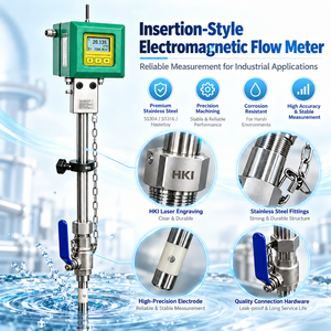 Débitmètre à insertion en acier inoxydable pour l'eau DN80-DN8000, précision de 1,5 %, personnalisation OEM industrielle - Product Image 2