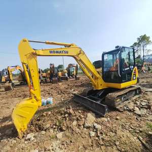 Mini pelleteuse sur chenilles KOMATSU PC56-7 5.6 tonnes d'occasion du Japon-Moteur d'origine, bon marché, en stock à vendre - Product Image 2